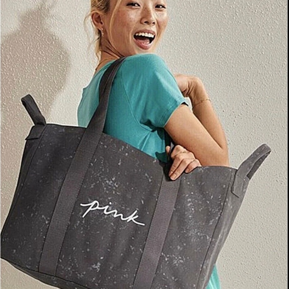 NIPVictoria's Secret Gray Speckled Tote NWT